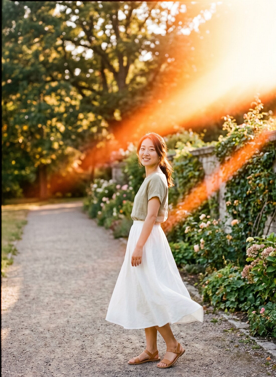 Sample photo with LIGHT LEAK filter applied
